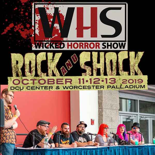 Wicked Horror Show 170: Wicked Horror Show : Live from Rock and Shock 2019 The Dorkening Podcast Network panel , Thowdown Thursday, That Strange Show, The Horror Squad, Black and White Fright