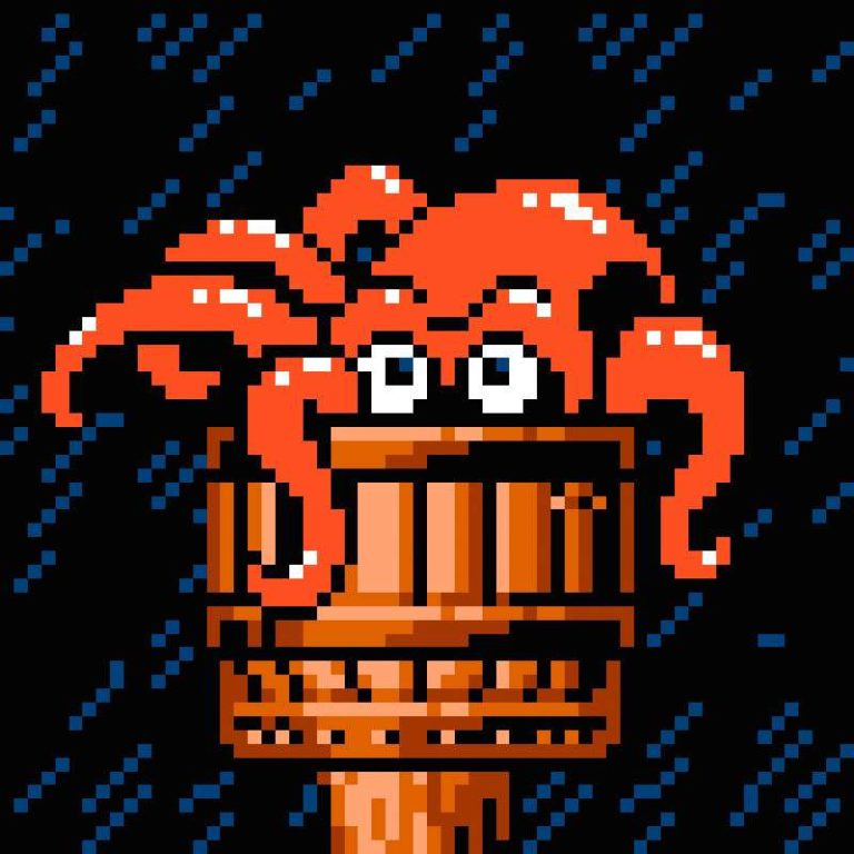 Retro Ridoctopus The Crow’s Nest: A River of Slime Runs Through It