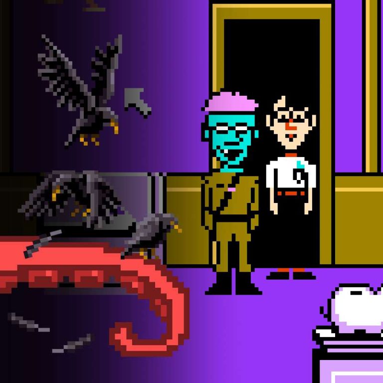 Retro Ridoctopus Crow’s Nest: Maniac Mansion (A Breaking and Entering Adventure)