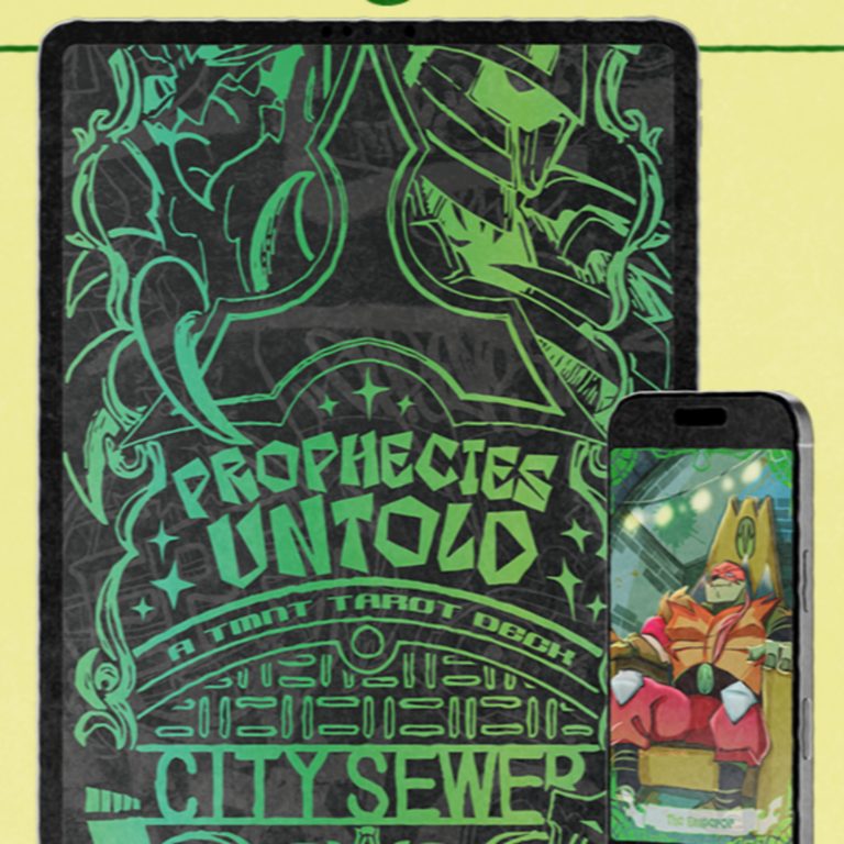 Epic Tales From the Sewers: a Tmnt Podcast TMNT Tarot with Creator Mushroom Grenade and Chanel6 chick Lyddie!